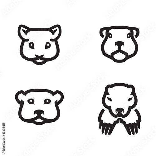 Animals icons. Vector format