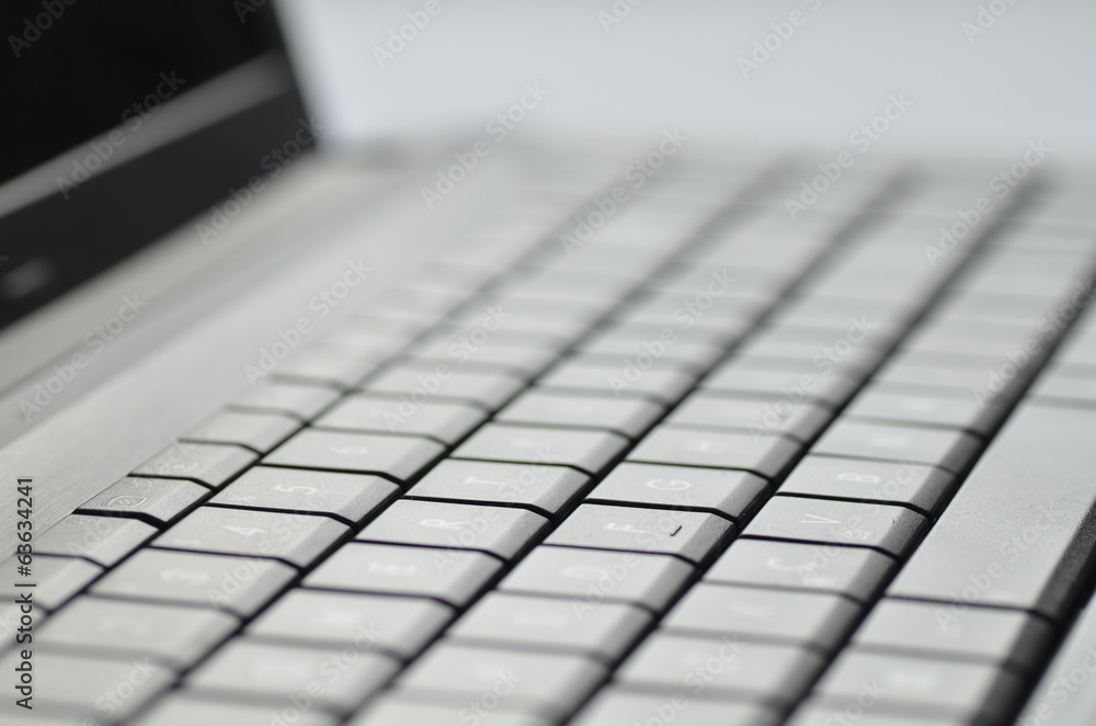 zbliżenie klawiatury laptopa zbliżenie klawiatury laptopa