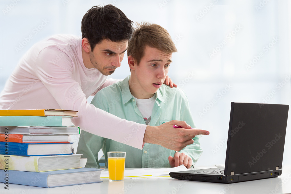 Working together on project Working together on project