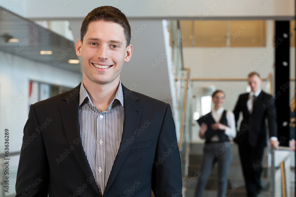 Smiling businessman Smiling businessman