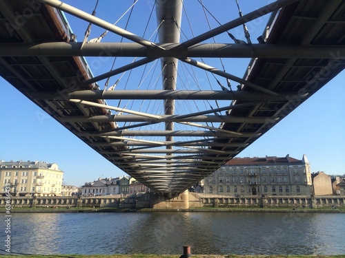 footbridge over the river #63636433