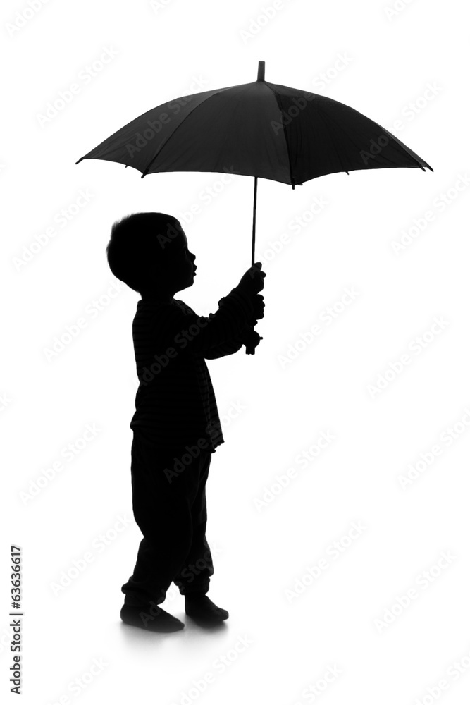 silhouette umbrella