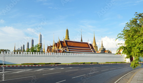 Wat Phra Kaew tourism travel in thailand.at bangkok of thailand.