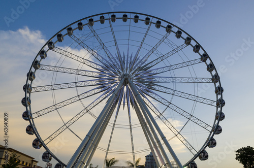 Ferris wheel Sunset.