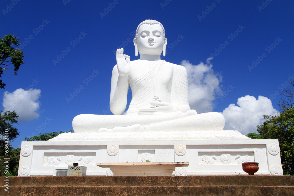 Fototapeta premium White Buddha