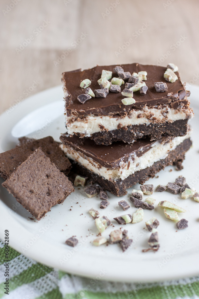 Chocolate Mint Bars Chocolate Mint Bars