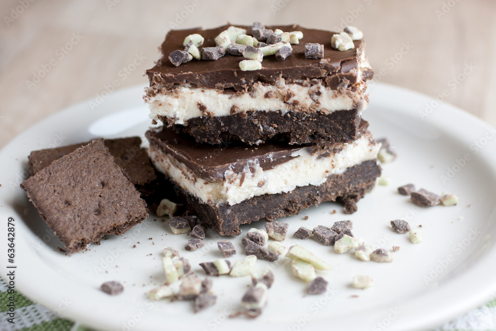 Chocolate Mint Bars Chocolate Mint Bars