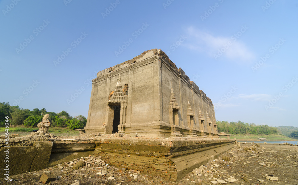 Ancient temple Muang Badan (Underworld) in Sangkhlaburi‎