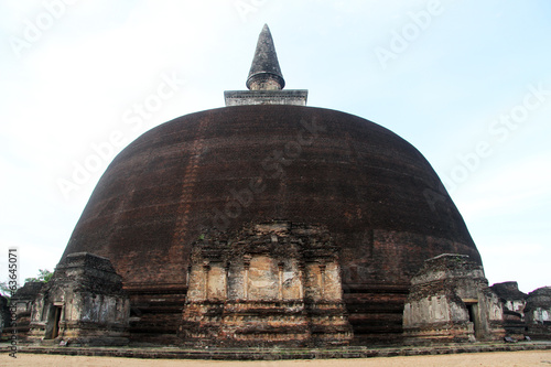 Brick stupa photo