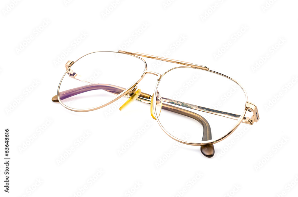 Eyeglasses isolated white background Eyeglasses isolated white background