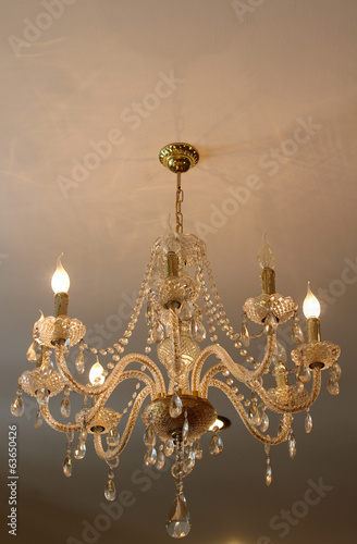 Fotografia Chandelier lamp.