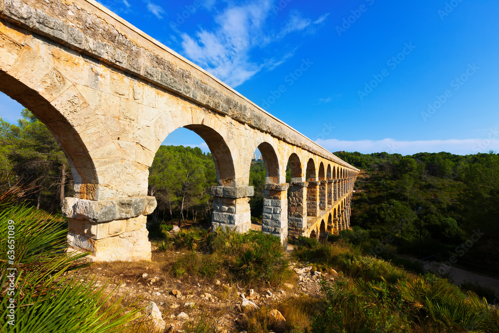 Roman aqueduct  in Tarragona