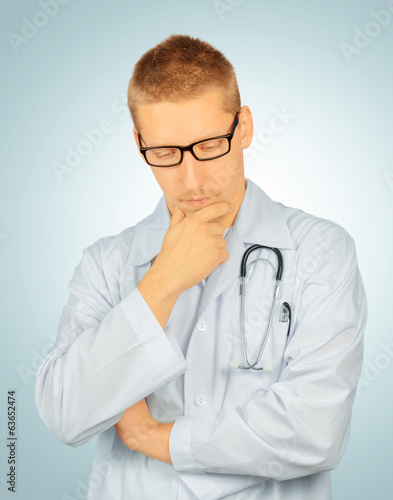 Pensive man doctor