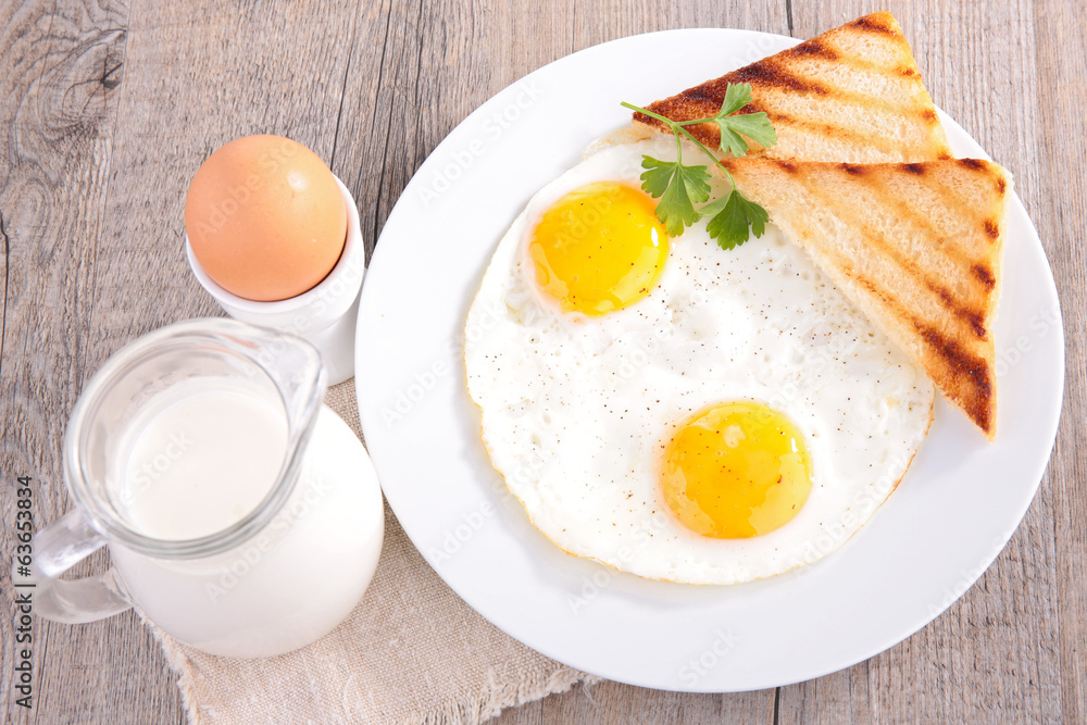 fried egg and toast fried egg and toast