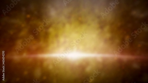 Galaxy Animated with yellow background