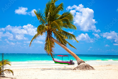 Vacations and tourism concept: Caribbean Paradise.