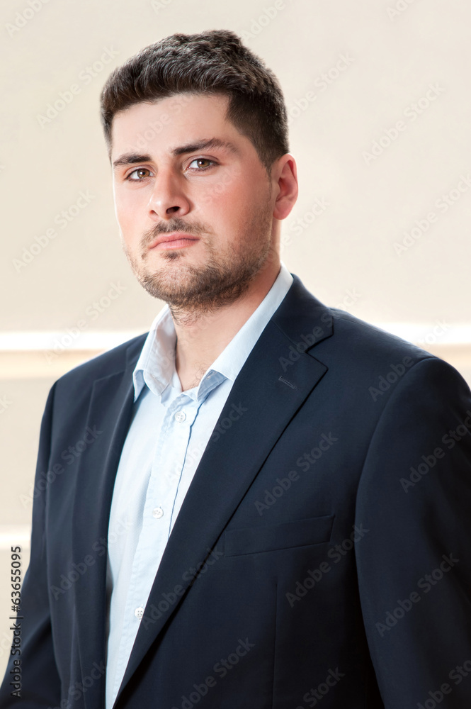 Stylish young confident successful businessman Stylish young confident successful businessman