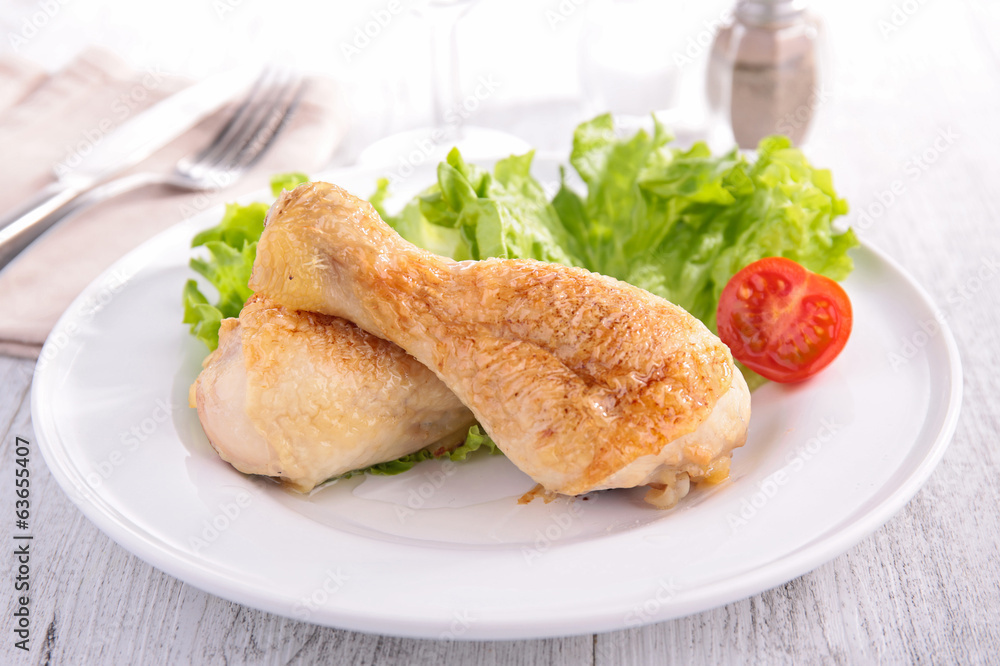 grilled chicken leg grilled chicken leg