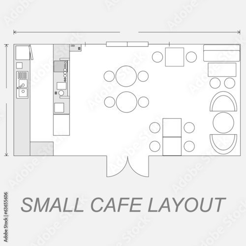Small Cafe Layout