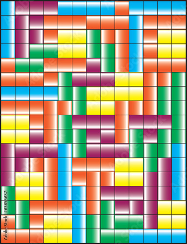 Tetris game illustration