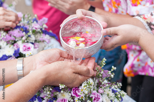 Foto Songkran ceremony, Thai New Year