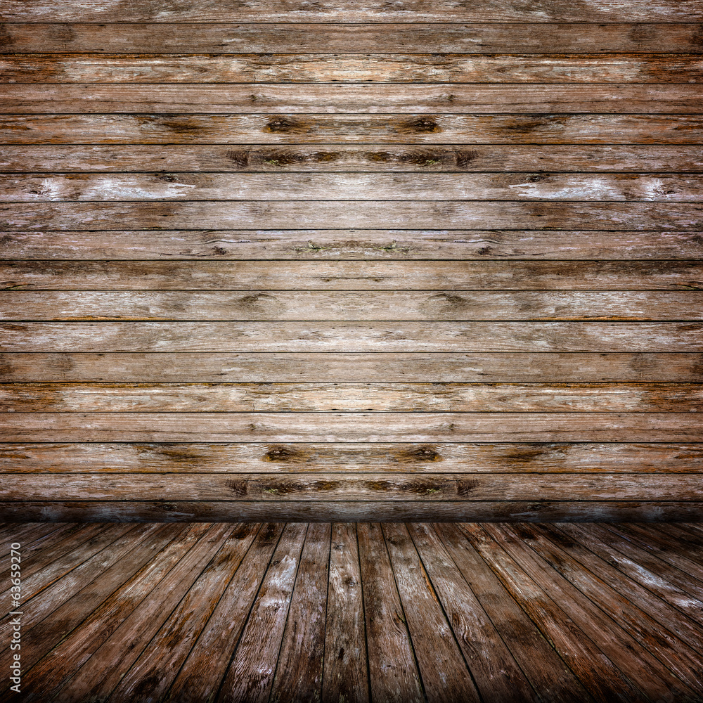 Old wooden room, Background element Old wooden room, Background element