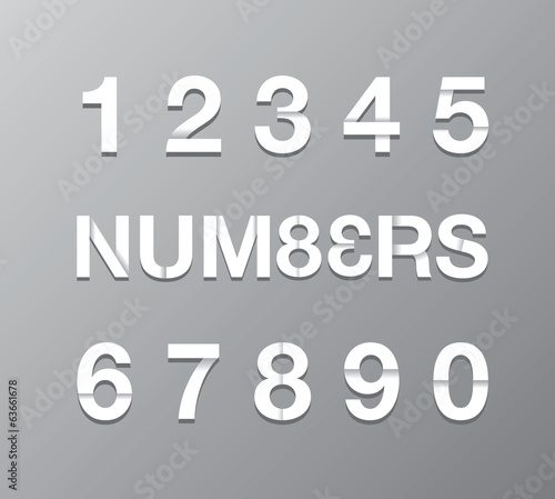 paper number background