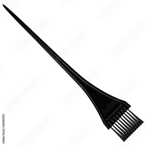 Hair dye brush