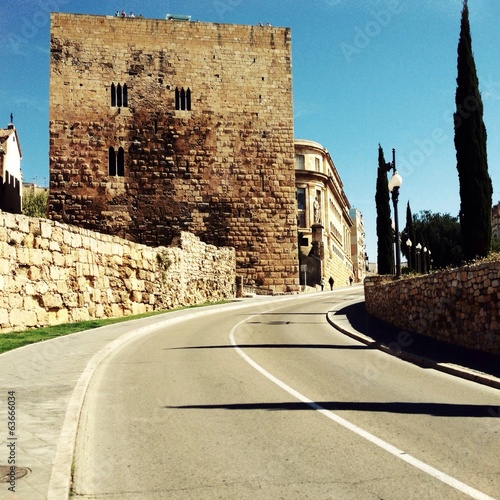 Pretori tower in Catalonia, spain photo