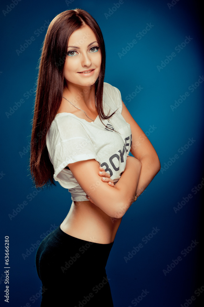 beautiful young woman