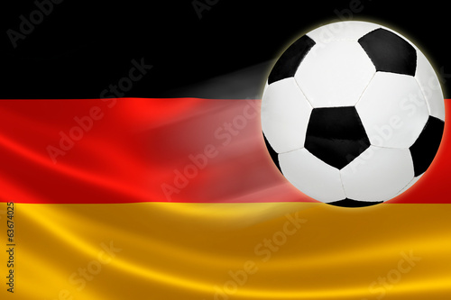 Soccer Ball Leaps Out of Germany s Flag