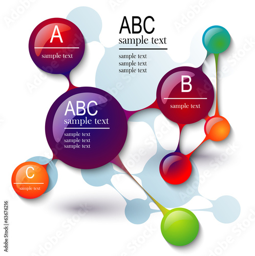 infographics molecule