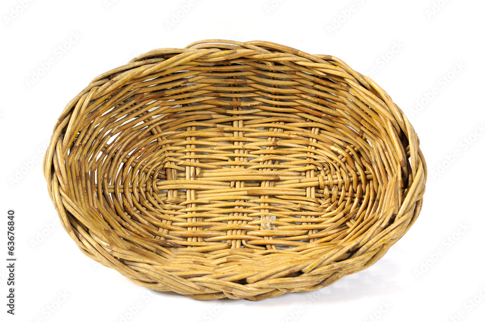Fototapeta premium Single nice rattan-basket, Thailand