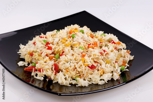 Fried rice with vegetables