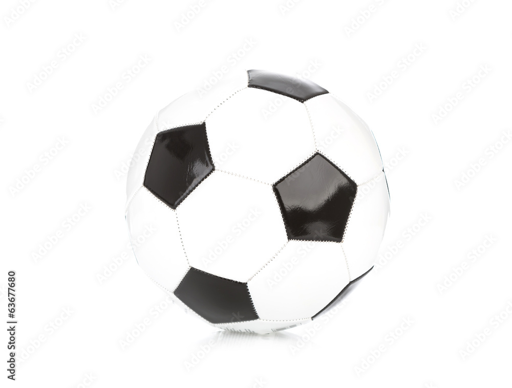 Fototapeta premium soccer ball isolated on white background