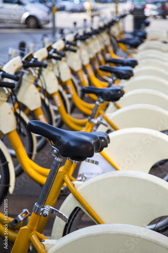 Milan public bicycles © BGStock72