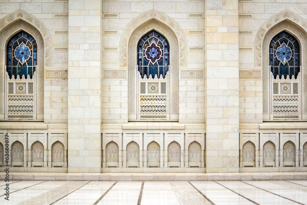 Windows Grand Sultan Qaboos Mosque