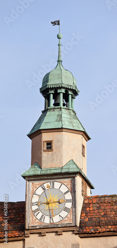Historic tower in Rothenburg ob der Tauber