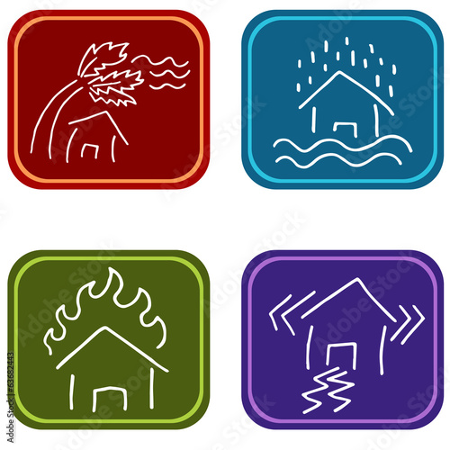 House Damage Icons