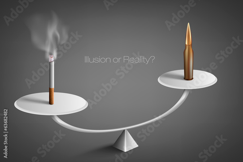 smoking cigarettes. anti smoking concept