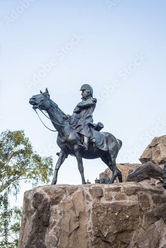 Cerro de la Gloria monument in Mendoza  Argentina.