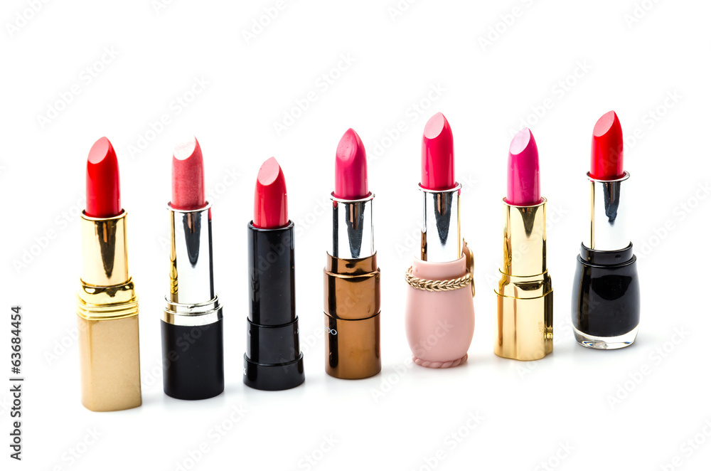 Fototapeta premium Lipstick isolated white background