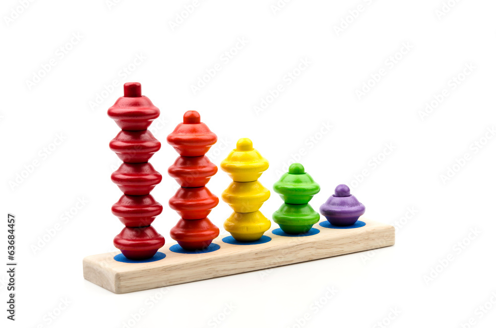 Toy isolated white background