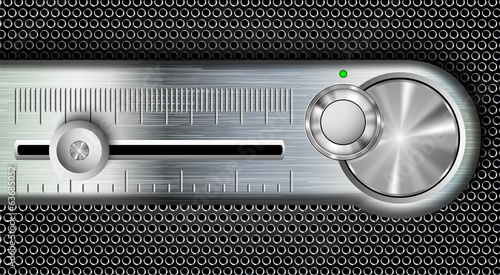 mixing console faders