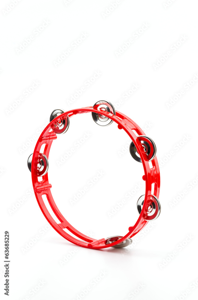 Isolated tambourine