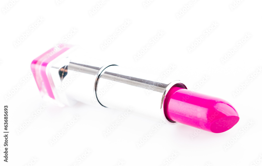Lipsticks isolated white background Lipsticks isolated white background