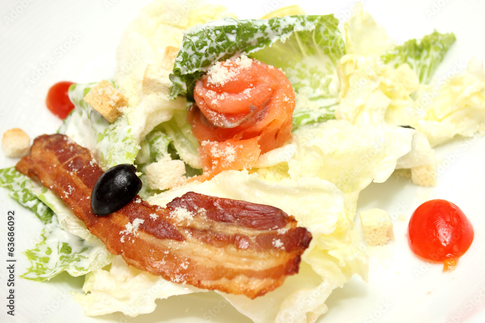 bacon salmon salad bacon salmon salad