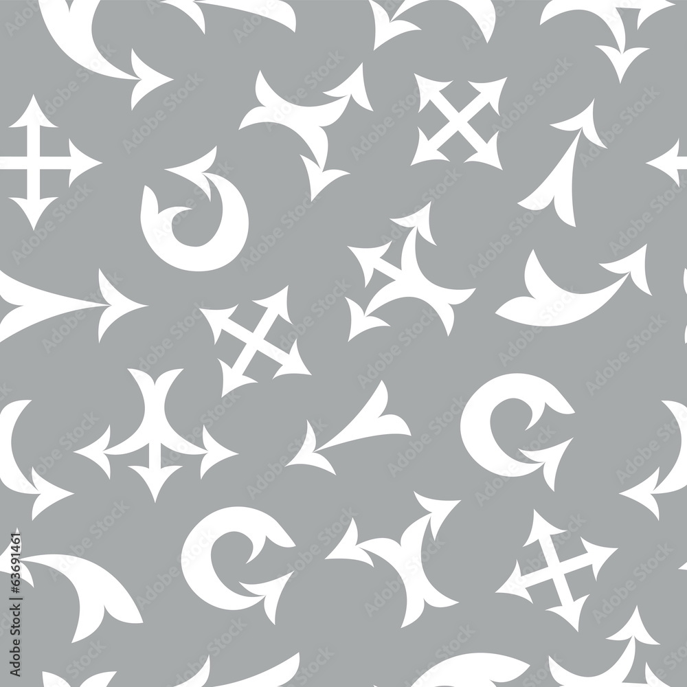 Seamless texture with pointers. Vector art Seamless texture with pointers. Vector art