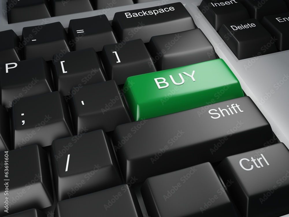 keyboard with buy button