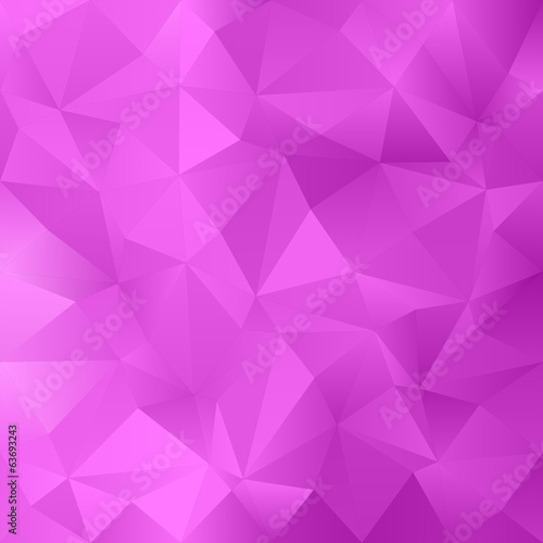 Magenta abstract irregular triangle pattern background